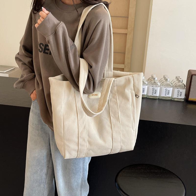 Τσάντα Κοτλέ Γυναικεία Τσάντα ώμου Τσάντα Tote