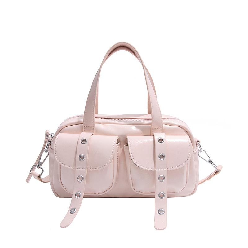 Geantă de mână nouă, la modă, versatilă, pentru femei, cu mai multe buzunare, de umăr, tip poștaș, de culoare uni