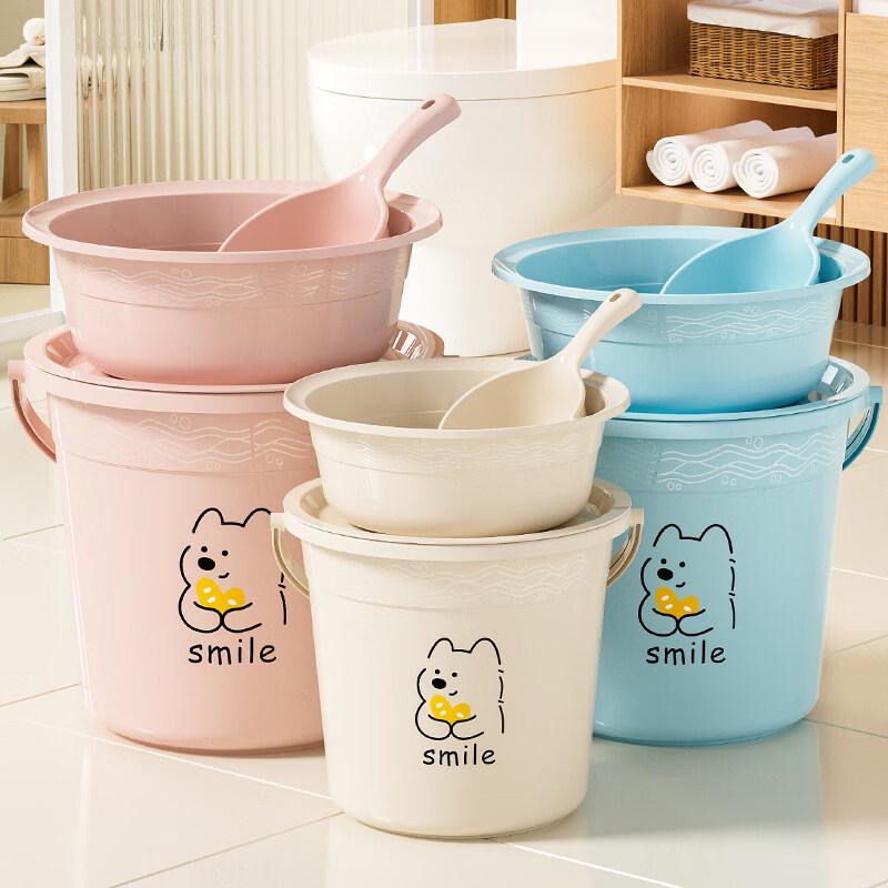 ZISIZ Large Portable Lidded Washing Bucket