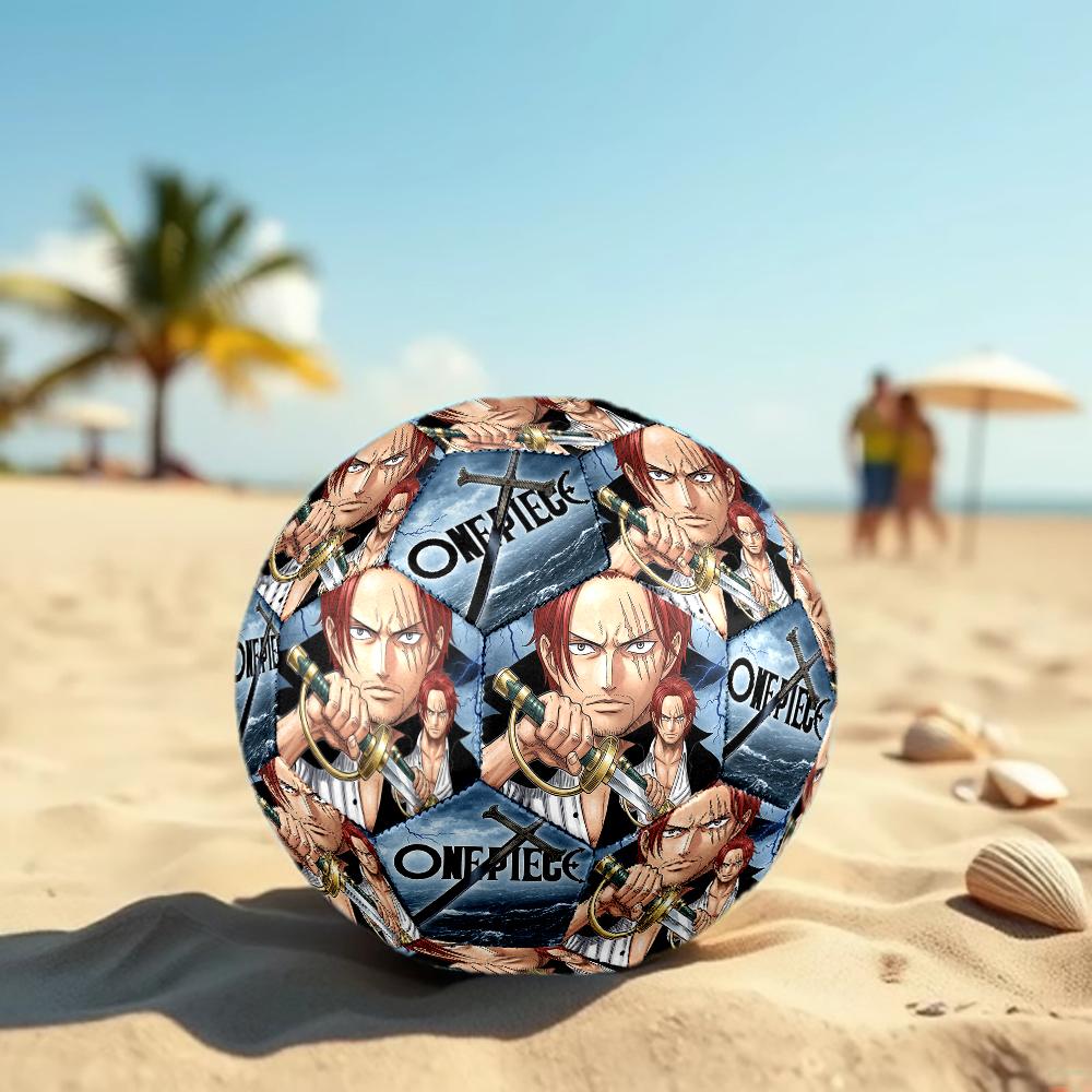 1pc One Piece Football Soccer Ball Size 5 Indoor Soccer Ball Fashion Colorful  Backyard Game -Great For Sports Fans Gift HE28