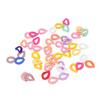50 Pcs Chain Link Colorful Detachable Acrylic Open Chain Link   Jewelry Making Chain Buckle Decoration