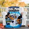 Dog Man Theme Printed Blanket - Perfect for Couch, Bed, Travel & Outdoor Use | Machine Washable, Cozy & Durable.