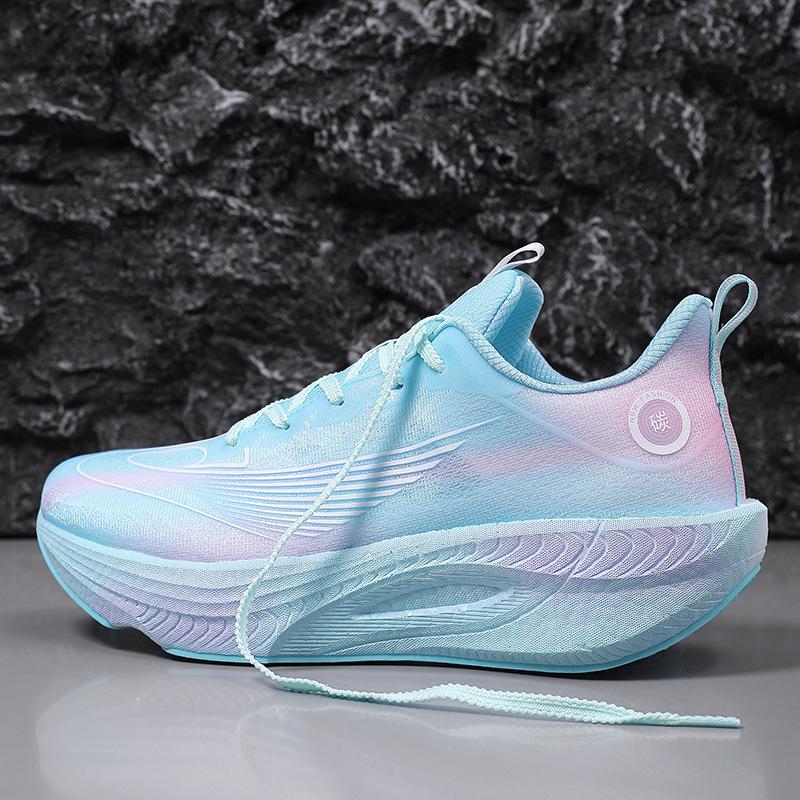 Putian new lightweight carbon plate breathable sports racing running shoes fitness jogging shoes