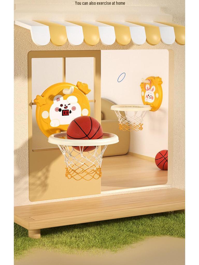 Foldable Indoor Basketball Hoop Toy for Kids - Scoring and Storage