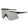 Oversized Cycling Sunglasses Women Men Unisex One Pieces Reflective Half Frame Wrap Glasses Anti Wind
