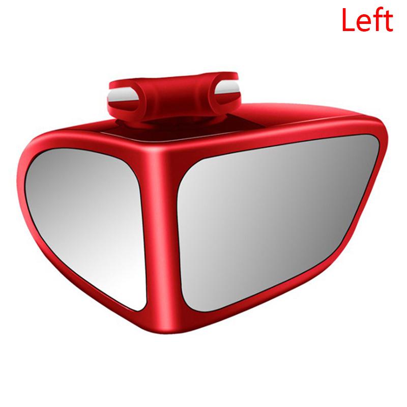 Car Reversing Small Round Mirror Front And Rear Wheel Wide-Angle Mirror Double-Sided Auxiliary Rearview 360 Degree Blind