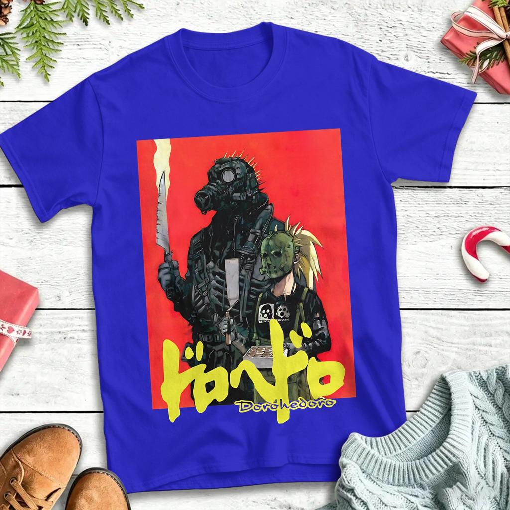 Crazy Dorohedoro KaiUnisex TShirts Unisex Round Collar Cotton T Shirts Short Sleeve Tees Gift Idea Tops