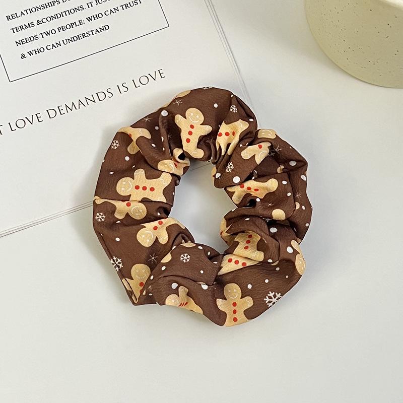 

Новий набір гумок для волосся з високою еластичністю на різдвяну тематику - Дизайн сніговика та ялинки