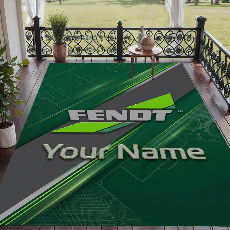 Custom Text Printed Rug Fendt Non Slip Floor Carpet For Home Room Decor