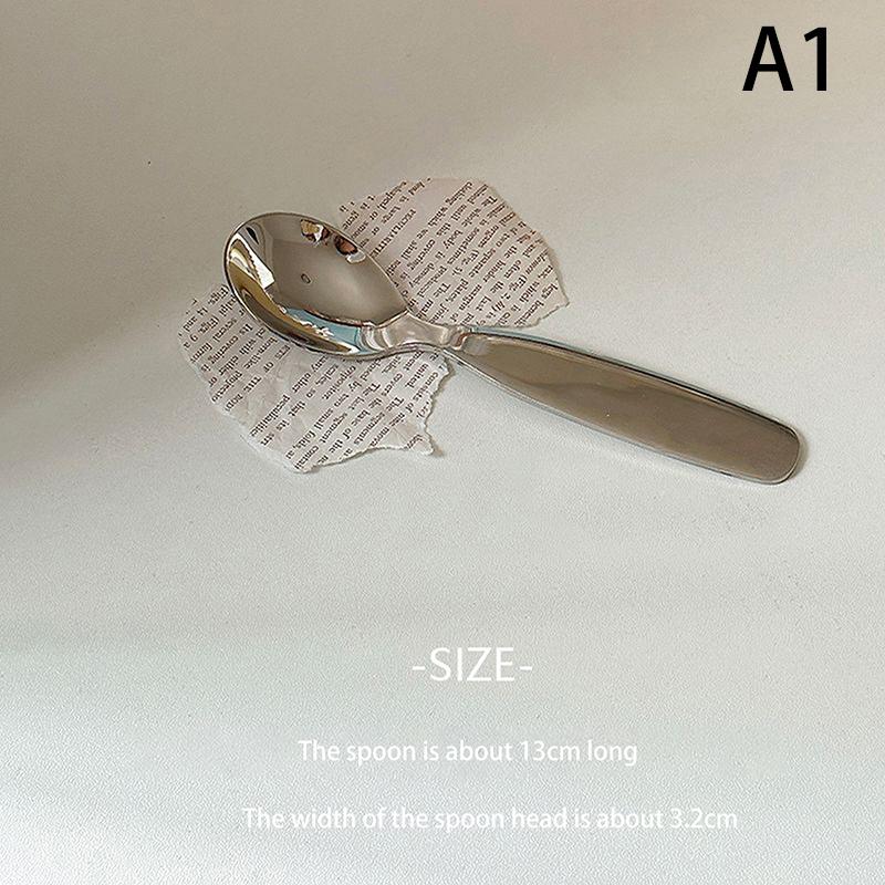 

1Pc Children S Spoon Eating Spoon Fork Children Tableware Deepened Thickened Stainless Steel Spoon Forks Flatware A1