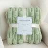 Soft and Comfortable Thickened Imitation Rabbit Down Bamboo Knot Blanket Leisure Office Nap Flannel Blanket