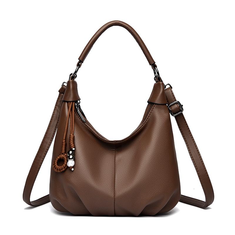 Vintage Große Kapazität Achseltasche Damen Schulter Crossbody Tasche