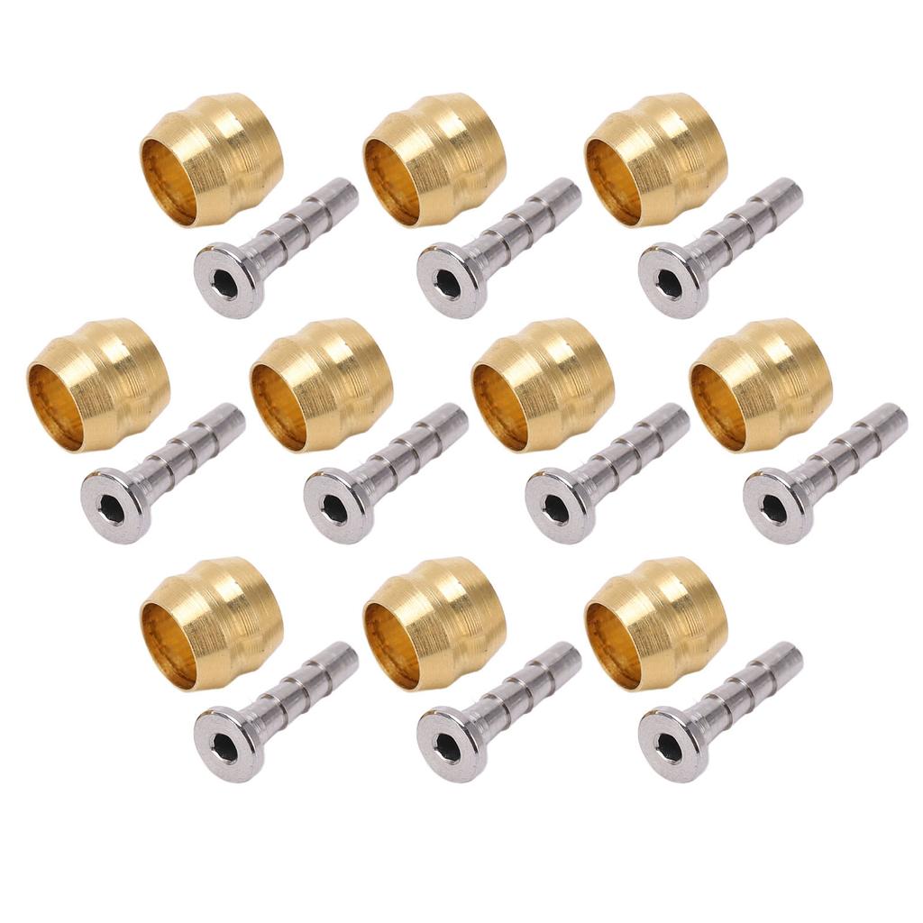 10 Zestawów Igieł Oliwnych do Roweru Zestaw Głowic Oliwnych Odporność na Korozję Igła Oliwna do Przewodów Rowerowych