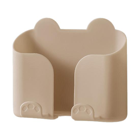Wall Organizer with Hook Self-adhesive PP No Drilling Mobile Phone Plug Holder Office Supplies