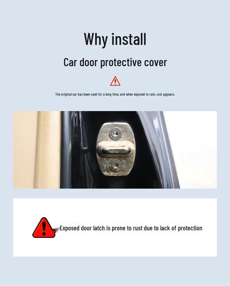 Xiaopeng Car Door Lock Protective Cover Sticker for X9 G6 P7 P5 G3 G9