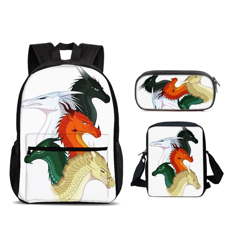 Helicopter Rucksack Pencil Pouch ice pack 3Pcs Set, trendy mechanical printing, new style, best gift for boys Plus girls in school