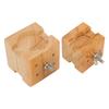 2pcs Wooden Watch Movement Holder Base Watch Back Case Opening Watch Repairing Tool