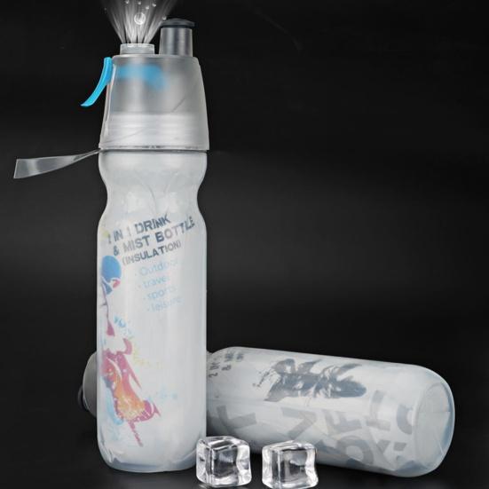 

500 мл портативная бутылка для воды для занятий спортом на открытом воздухе с двойными стенками, охлаждающая чашка для питья, распродажа, товары