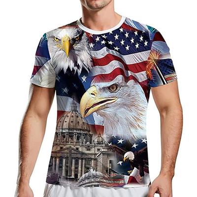 Casual O Neck Short Sleeve Tops Men 3D Printed T Shirt Vintage Male Summer Outfit Tee Sportwear T Shirts