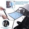 Transparent Barnvagn Regnskydd Universellt Vattentätt Skydd Barnvagn Sittvagn Barnvagn Regnskydd