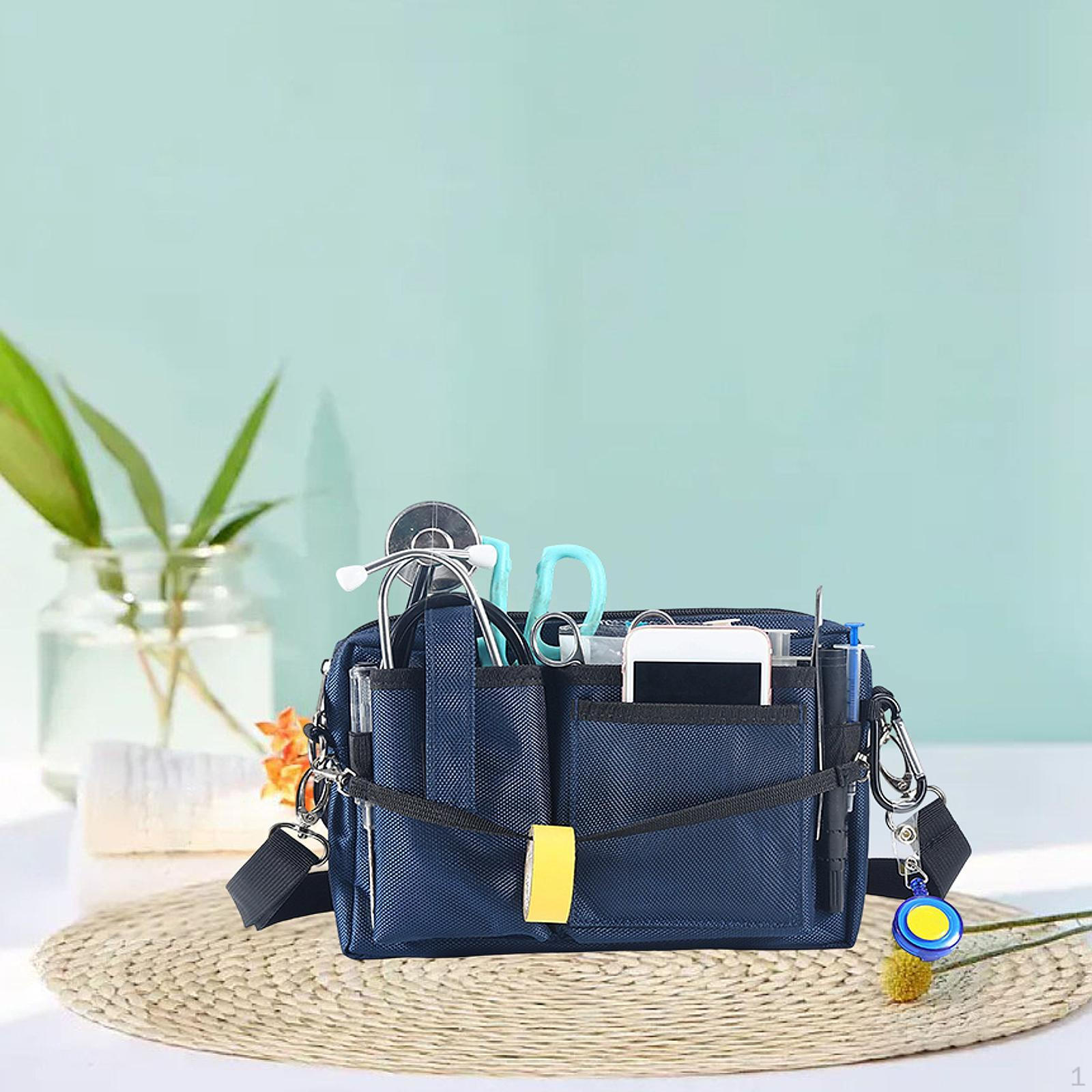 

Сумка на пояс для садовых инструментов, органайзер, многофункциональная, регулируемый ремень, подсумок для электрика синий