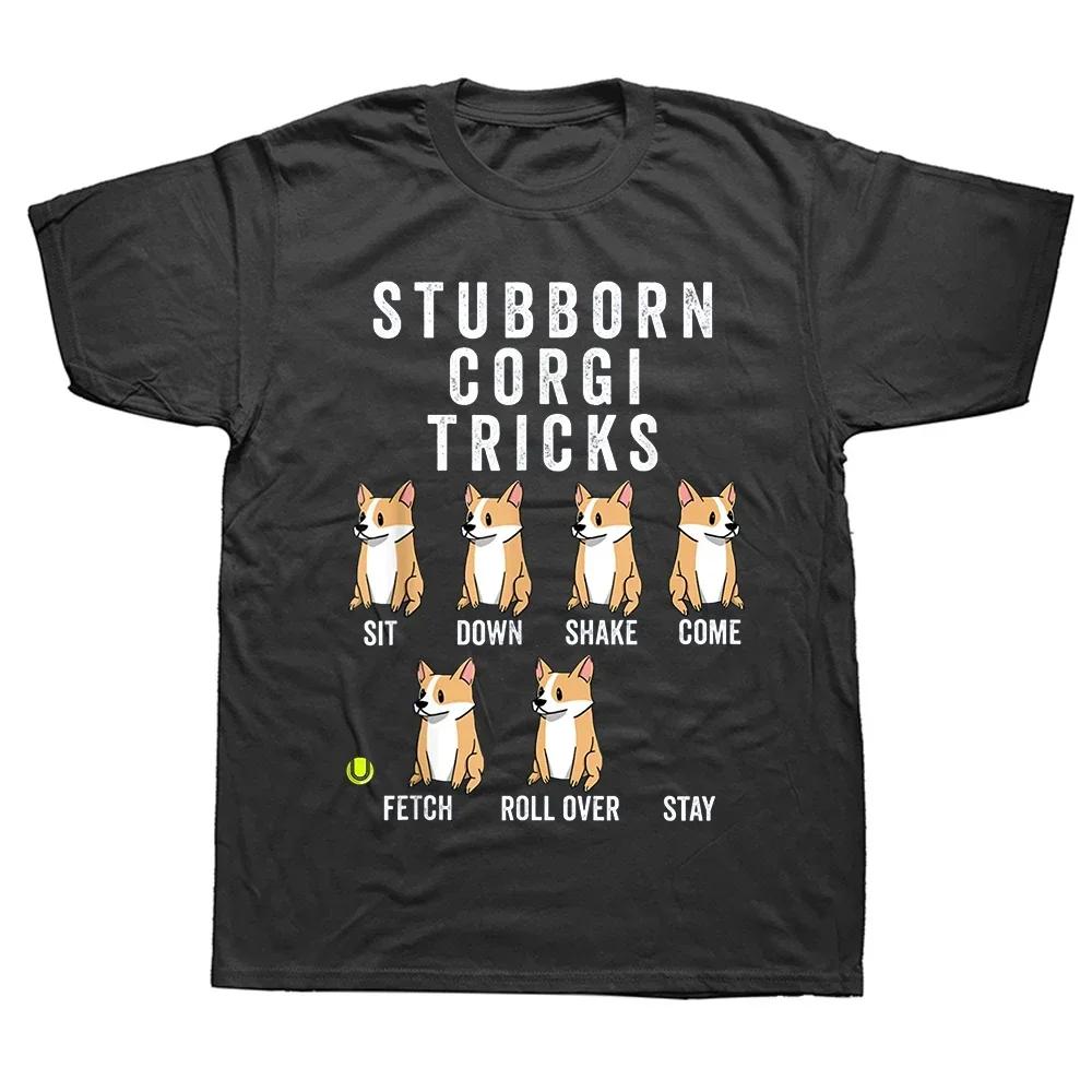 Graphic Cotton Streetwear Short Sleeve Funny Stubborn Cor... XL