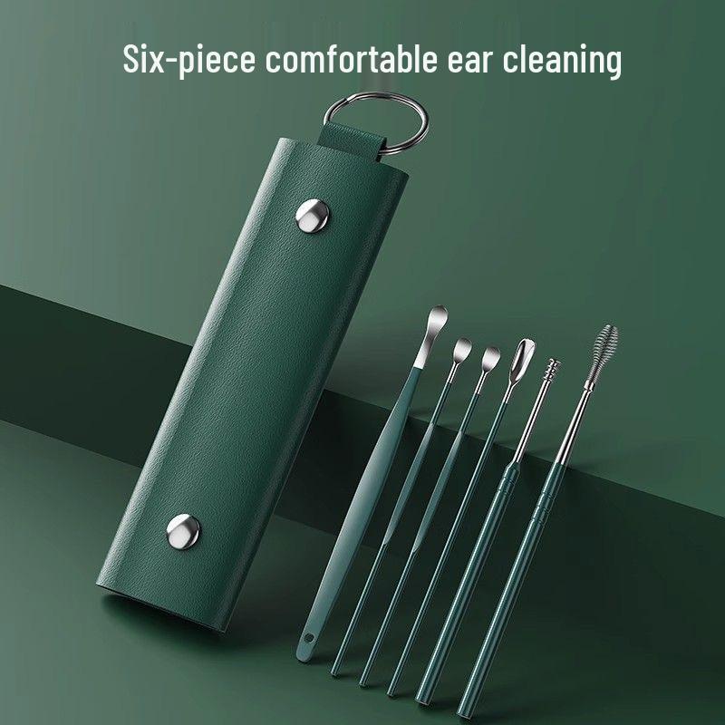 High-End Anti-Splash Nail Clipper Set for Men & Women with Ear Pick