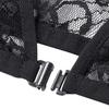 Women Girl Crop Top Solid Mesh Lace Open Front Long Sleeve Base T\-Shirt