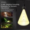 Clip-On USB Clamp Book Light Zoomable Aquarium Lamp Portable Fish Tank Clip Lamp  Book Reading