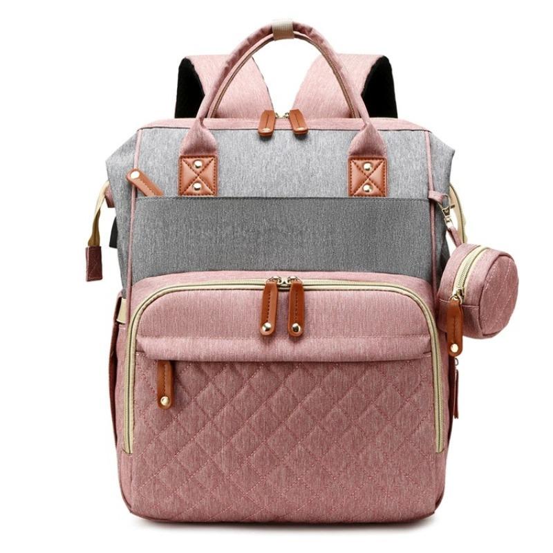 1pcs Large Capacity Mommy Bag Multi Functional Portable Mom Storage Backpack Multi Layer Mother Baby Bags Bottle Aluminum Foil Insulated Pocket