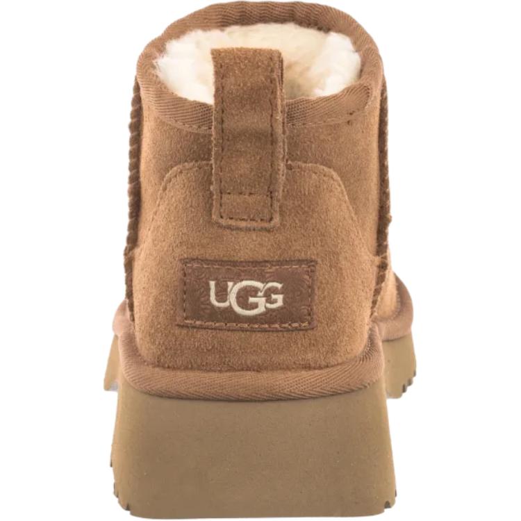 UGG Classic Ultra Mini New Heights Boot Chestnut (Kids) Kids Sneakers 1157732K-CHE