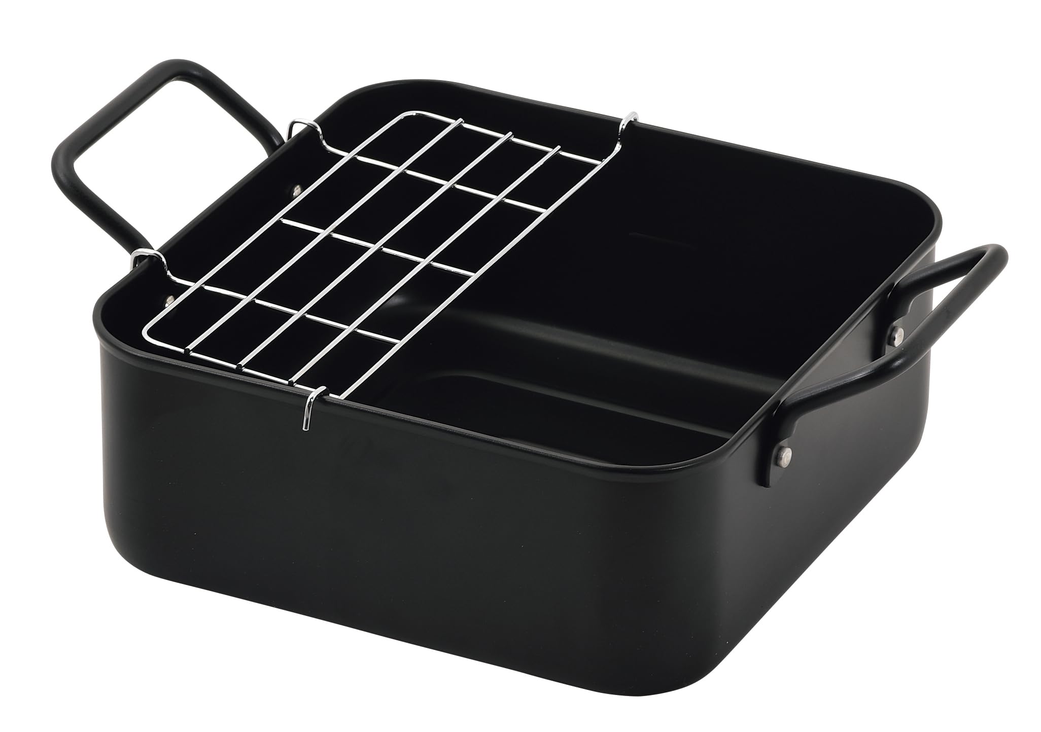 

Pearl Metal Tempura with Induction Wide Iron HC-804 Pan, 20x20cm, Mesh, Square, Compatible, чёрный