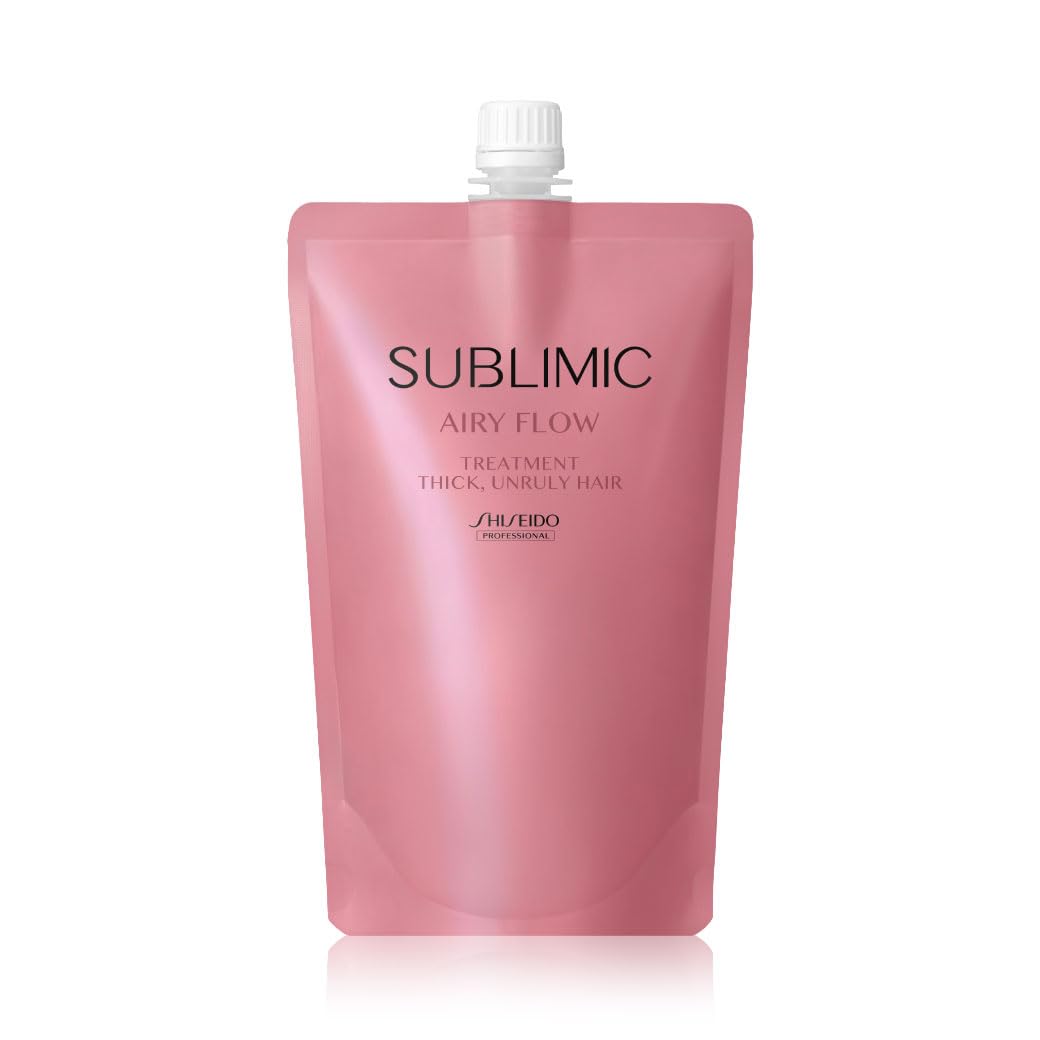 Shiseido Professional Sublimic Airy Flow For unruly 450g Treatment thick, hair, (refill) розовый