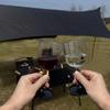 Outdoor Camping Collapsible Wine Glass with Detachable Stem Portable Unbreakable Clear Wine Goblet Travel Shatterproof Champagne Cup