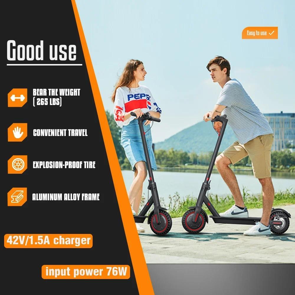 E-Scooter FREEBOY New J-03 Erwachsener Elektroroller 350W Faltbarer Escooter 36V10.4AH Batterie Elektrisches Skateboard 8.5 Zoll Reifen.