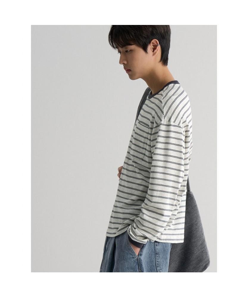 8Seconds Striped T-Shirt In Ivory