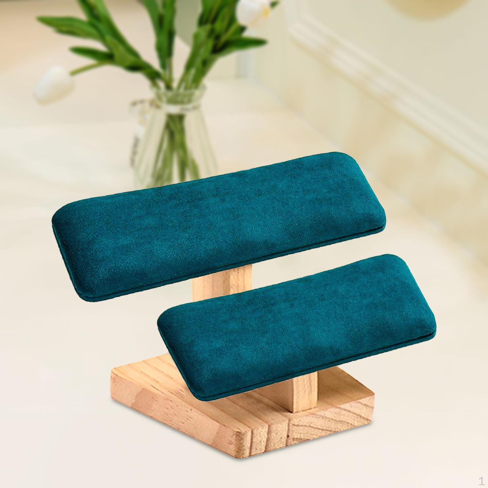 

Підставка для браслетів і браслетів. Органайзер для прикрас для дому та спальні 2 Layers зелений