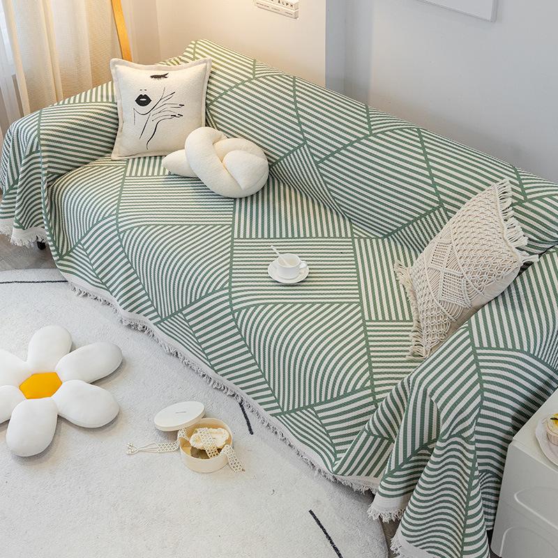 Sofa Cover Cloth Four Seasons Universal Anti-Scratching Living Room Sofa Cover Cover Cloth Simple Modern Universal Cover Blanket