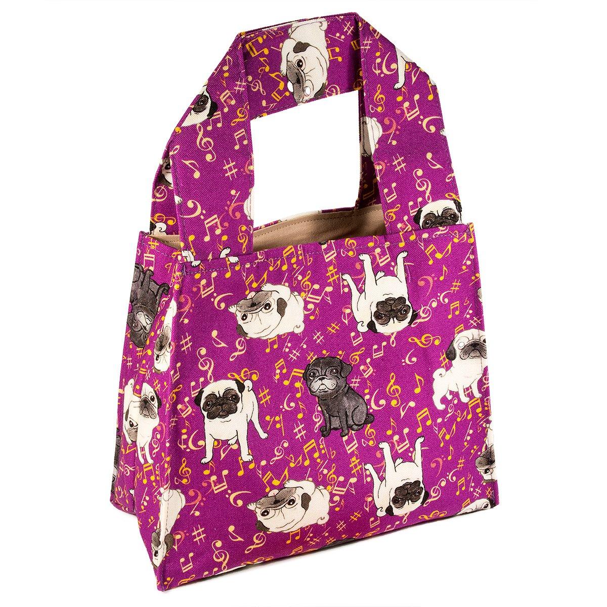 

Сумка-тоут HappyFabric для любителей питомцев TB-132P Мопс