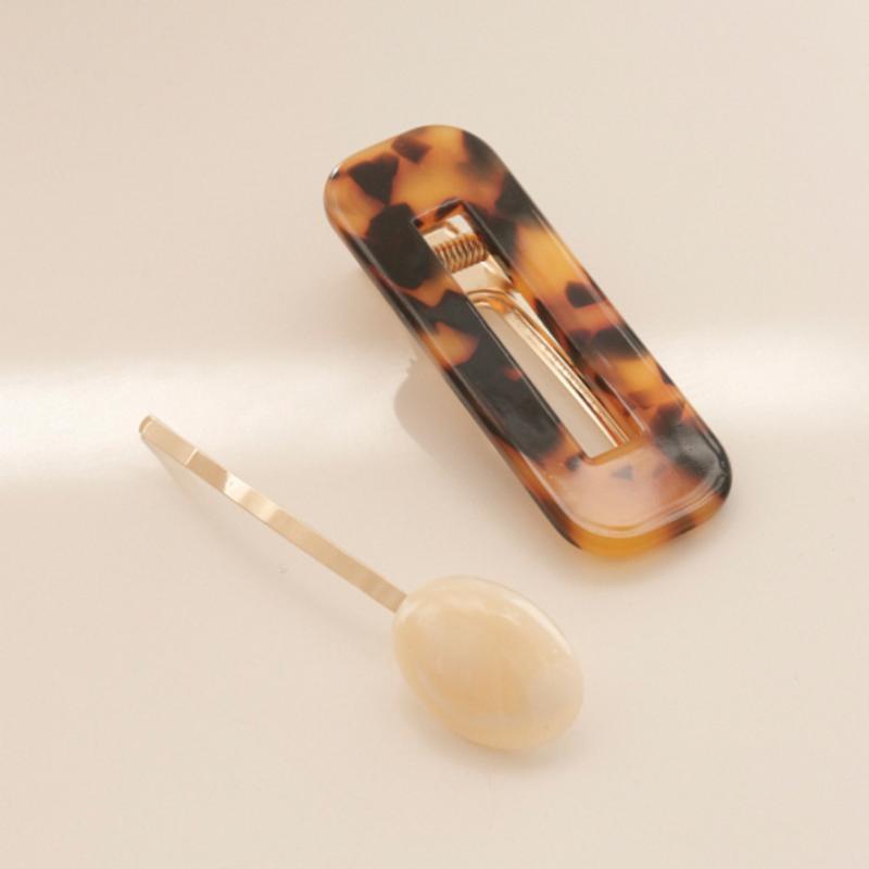 

J.Lauren Leopard Homica Bobby Pin & Hair Claw Clip set H0882 single type