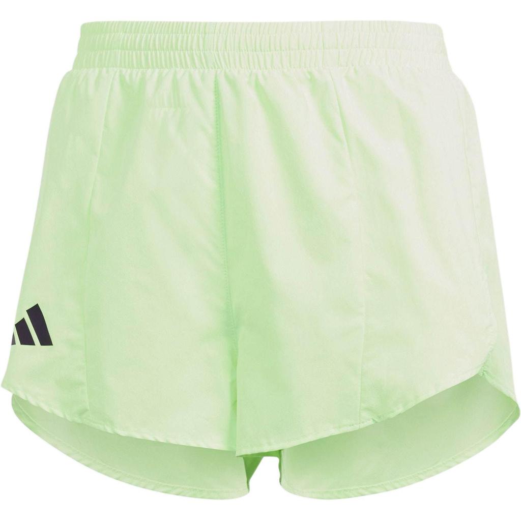 Adidas Adizero Essentials Solid Print Logo Mid-Rise Side Slit Casual Shorts Women Shorts IN8710