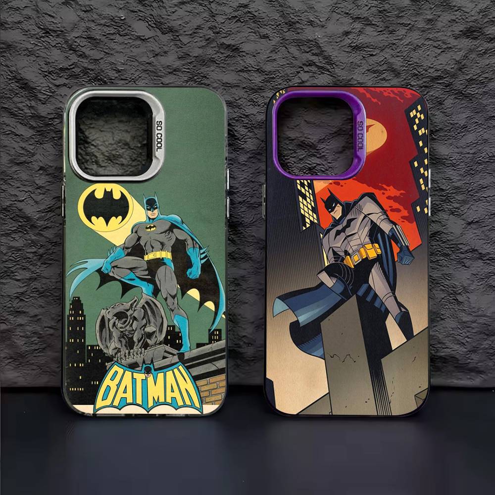 W-Batmans-r Phone Cover For IPhone 16 15 14 13 12 11 17 Pro Max Plus Color Silver Shell