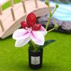 1:12 Casa delle Bambole Miniatura Vaso di Fiori Phalaenopsis Piante in Vaso Giardino Casa Modello Decorazione Giocattolo Accessori per Casa delle Bambole