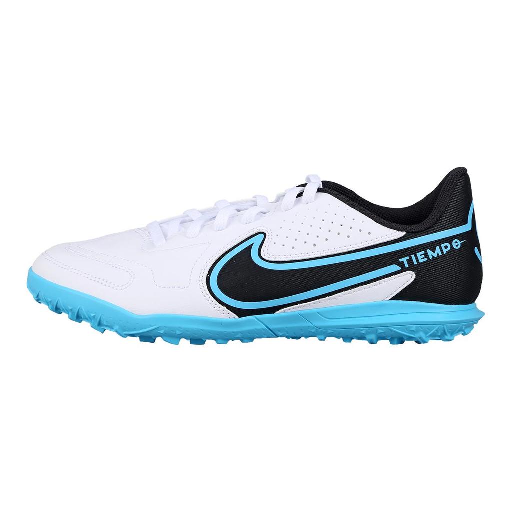 New Nike Slip Resistant Cushioning Abrasion Resistant Low Top Kids' Soccer Shoes Blue White Kids' DA1334-146