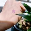 Good-PET Uv Stickers For Sunscreen, 15Mm Flower Shaped Sunblock Patches Stickers For UV Protection Purple (120Pcs)