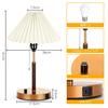 Table 3 Levels Stepless USB Bedside Desk Table Lamp Light, Rechargeable, Toning, Dimming, Output, Stylish, Retro, Lamp, Light,