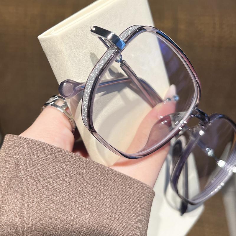 

Fashion Men s Metal Small Frame Square Glasses Women s Pink Anti Blue Light Protection Eyeglasses Retro Anti-Radiation Eyewear 1PC