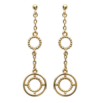 [M1088] - Vergoldete Ohrringe 'Carmen' golden - 48x12 mm