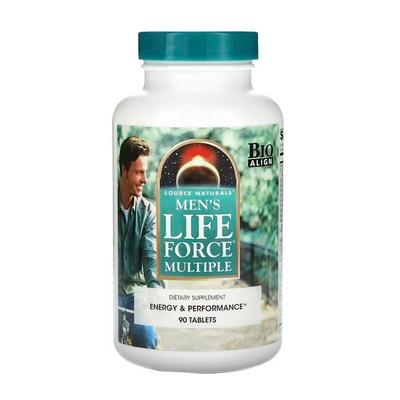 Source Naturals Mens Life Force Multiple 180 Tablets, 90 Tablets, 1 Unit