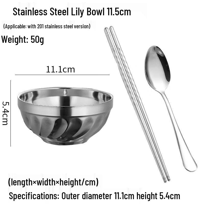 HANDUNYOU 304 Stainless Steel Divided Lunch Tray